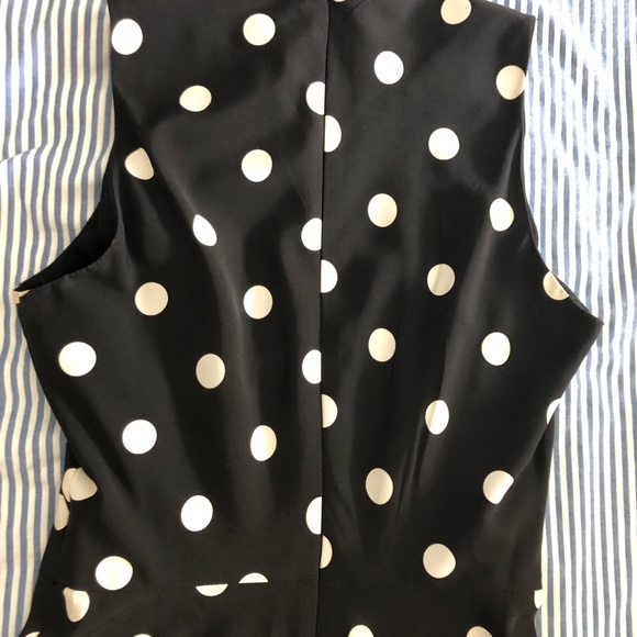 Knee length vintage Ralph Lauren polka dot dress - Picture 4 of 6